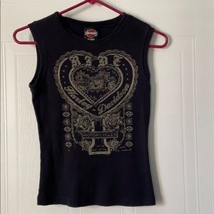 Harley Davidson sleeveless shirt